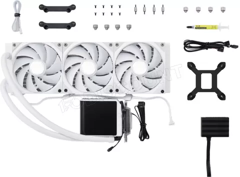 Photo de 399Kit Watercooling AIO Tryx Panorama RGB - 360mm (Blanc)