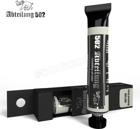 Photo de Abteilung 502 Tube de Peinture à l'Huile - Neutral Grey (20 ml)