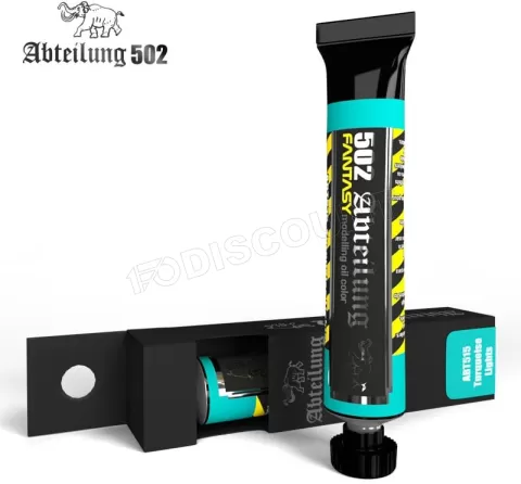 Photo de Abteilung 502 Tube de Peinture à l'Huile - Turquoise Light (Fantasy) (20 ml)