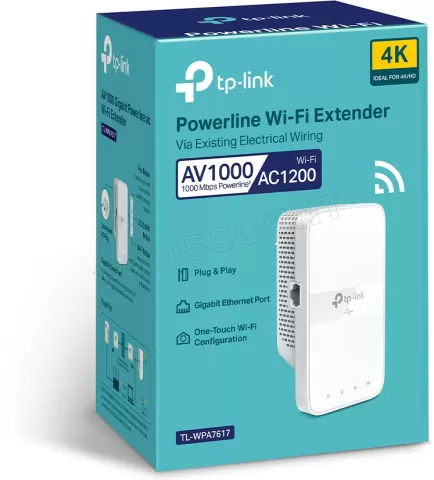 Photo de Adaptateur CPL/WiFi TP-Link Powerline TL-WPA7617