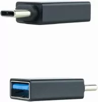 Photo de Adaptateur Nanocable USB-C/A 3.1 (Noir)