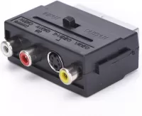 Adaptateur Péritel vers 3x RCA et S-VHS (Noir) à prix bas