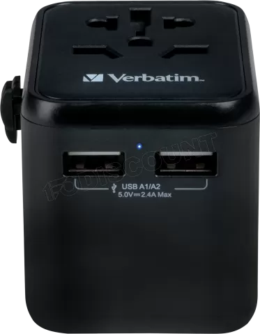 Photo de Adaptateur universel de voyage Verbatim UTA-01 12W (Noir)