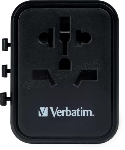 Photo de Adaptateur universel de voyage Verbatim UTA-01 12W (Noir)