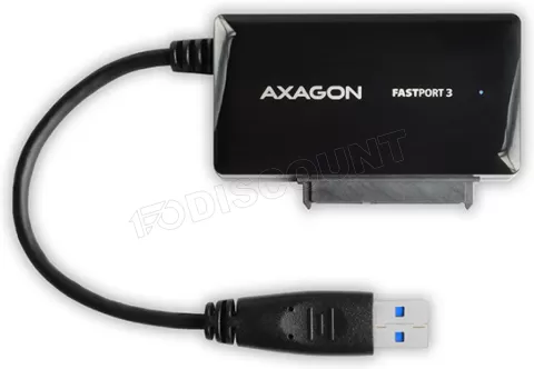 Photo de Adaptateur USB 3.0 Axagon ADSA-FP3 vers S-ATA SSD/HDD avec alimentation