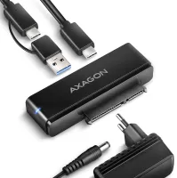 Photo de Adaptateur USB-C 3.2 Axagon ADSA-FPX vers S-ATA SSD/HDD avec alimentation