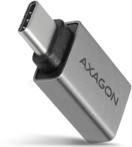 Photo de Adaptateur USB-C Axagon vers USB-A M/F (Gris)