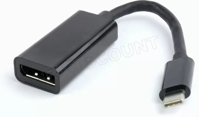 Adaptateur USB-C CableXpert vers DisplayPort 1.2 M/F 15cm (Noir)