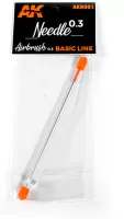 Photo de Ak Interactive - Aiguille pour Aerographe Ak Basic Line 0.3