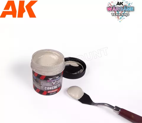 Photo de Ak Interactive Battle Grounds - Texture Concrete (100 ml)