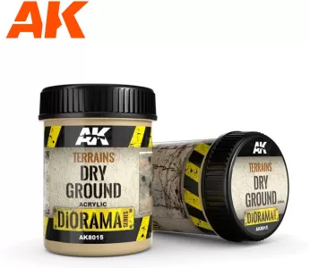 Photo de Ak Interactive Dioramas - Terrains Dry Ground (250 ml) (Base Acrylique)