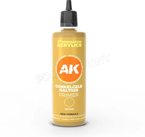 Photo de Ak Interactive - Dunkelgelb Ral 7028 Dark Yellow Surface Primer 100 ml 3Gen