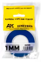 Photo de Ak Interactive - Masking Tape for Curves 1mm