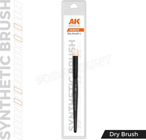 Photo de AK Interactive Pinceau Synthetique - Dry (Taille L)