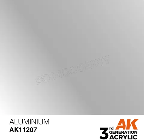 Photo de Ak Interactive  Pot de Peinture - Aluminium (17 ml)