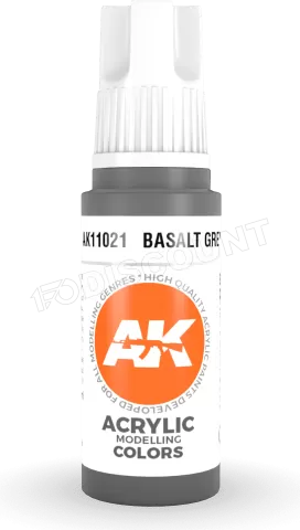 Photo de Ak Interactive  Pot de Peinture - Basalt Grey (17 ml)