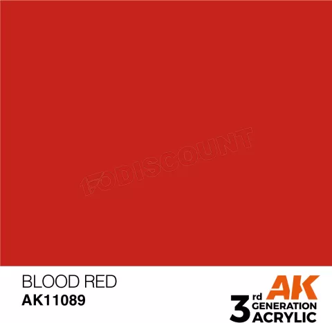 Photo de Ak Interactive  Pot de Peinture - Blood Red (17 ml)