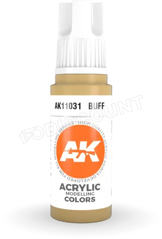 Photo de Ak Interactive  Pot de Peinture - Buff (17 ml)