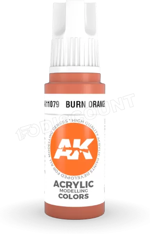 Photo de Ak Interactive  Pot de Peinture - Burn Orange (17 ml)