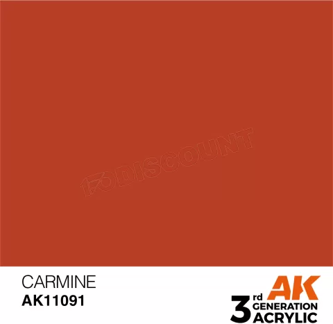 Photo de Ak Interactive  Pot de Peinture - Carmine (17 ml)