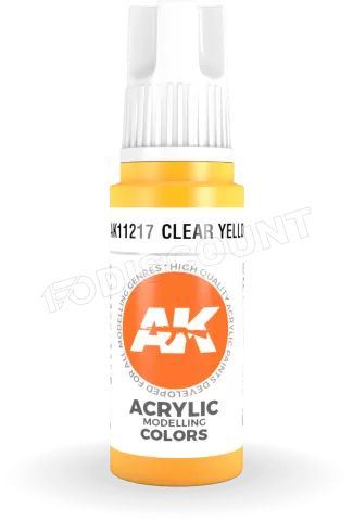 Photo de Ak Interactive  Pot de Peinture - Clear Yellow (17 ml)