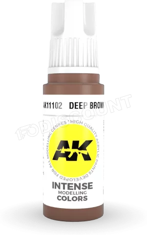 Photo de Ak Interactive  Pot de Peinture - Deep Brown (17 ml)