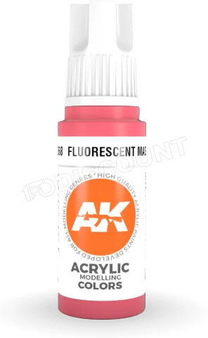 Photo de Ak Interactive  Pot de Peinture - Fluorescent Magenta (17 ml)