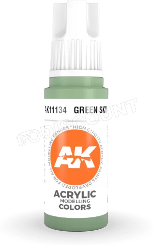 Photo de Ak Interactive  Pot de Peinture - Green Sky (17 ml)