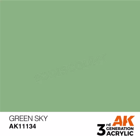 Photo de Ak Interactive  Pot de Peinture - Green Sky (17 ml)