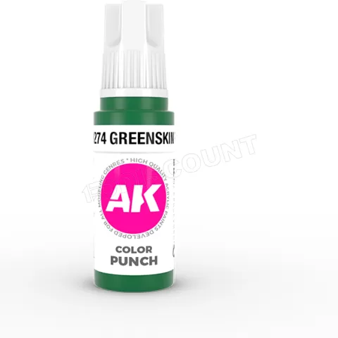 Photo de Ak Interactive  Pot de Peinture - Greenskin Punch (17 ml)