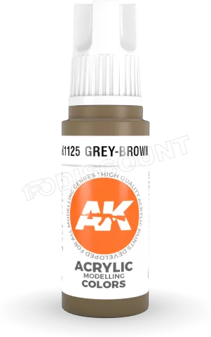 Photo de Ak Interactive  Pot de Peinture - Grey-Brown (17 ml)