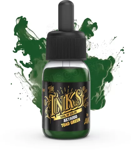 Photo de Ak Interactive  Pot de Peinture - Inks Toad Green (30 ml)