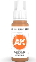 Photo de Ak Interactive  Pot de Peinture - Light Brown (17 ml)