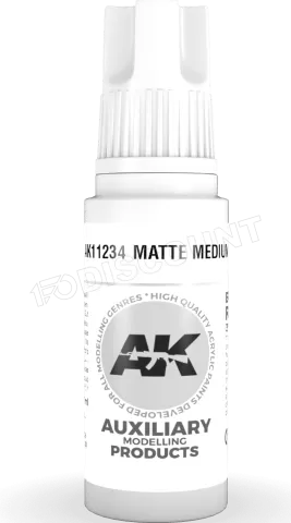 Photo de Ak Interactive  Pot de Peinture - Matte Medium (17 ml)