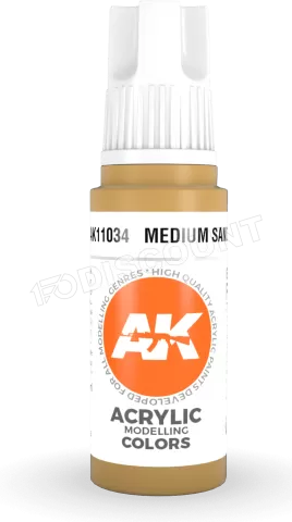 Photo de Ak Interactive  Pot de Peinture - Medium Sand (17 ml)