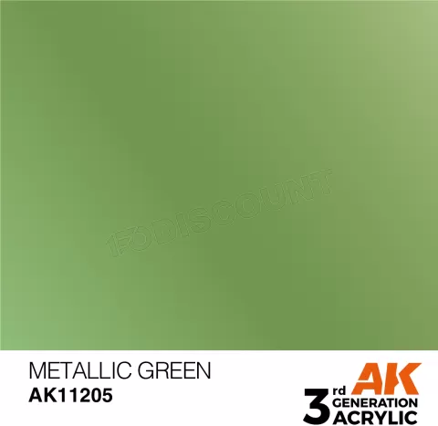 Photo de Ak Interactive  Pot de Peinture - Metallic Green (17 ml)