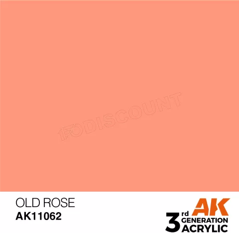 Photo de Ak Interactive  Pot de Peinture - Old Rose (17 ml)