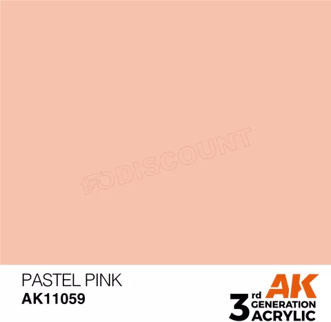 Photo de Ak Interactive  Pot de Peinture - Pastel Pink (17 ml)