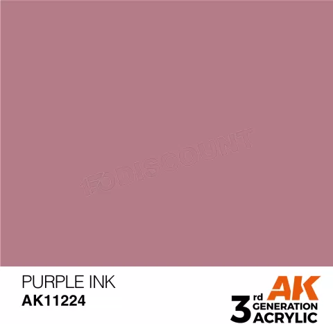 Photo de Ak Interactive  Pot de Peinture - Purple Ink (17 ml)