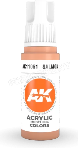 Photo de Ak Interactive  Pot de Peinture - Salmon (17 ml)