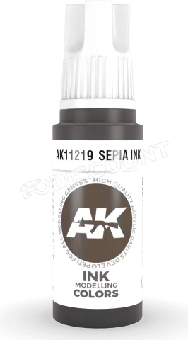 Photo de Ak Interactive  Pot de Peinture - Sepia Ink (17 ml)