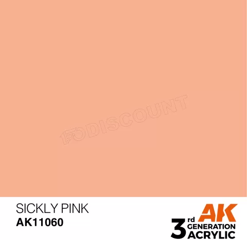 Photo de Ak Interactive  Pot de Peinture - Sickly Pink (17 ml)