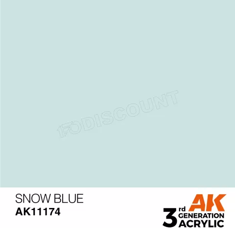 Photo de Ak Interactive  Pot de Peinture - Snow Blue (17 ml)