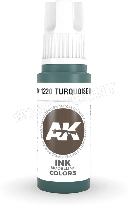 Ak Interactive  Pot de Peinture - Turquoise Ink (17 ml)