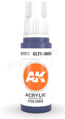 Photo de Ak Interactive  Pot de Peinture - Ultramarine (17 ml)