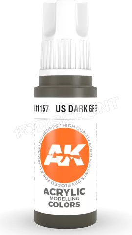 Photo de Ak Interactive  Pot de Peinture - Us Dark Green (17 ml)