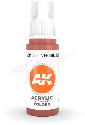 Photo de Ak Interactive  Pot de Peinture - Vermillion (17 ml)