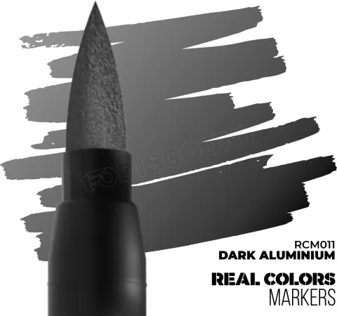Photo de Ak Interactive - Real Colors Marker Dark Aluminium