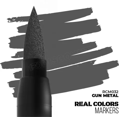 Photo de Ak Interactive - Real Colors Marker Gun Metal