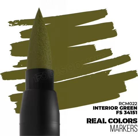 Photo de Ak Interactive - Real Colors Marker Interior Green Fs 34151